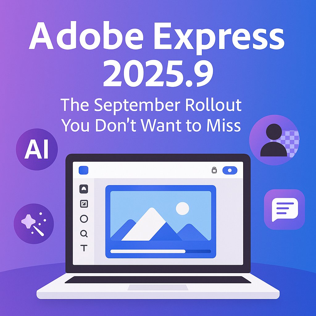 Adobe Express 2025.9 - The September Rollout You Don’t Want to Miss