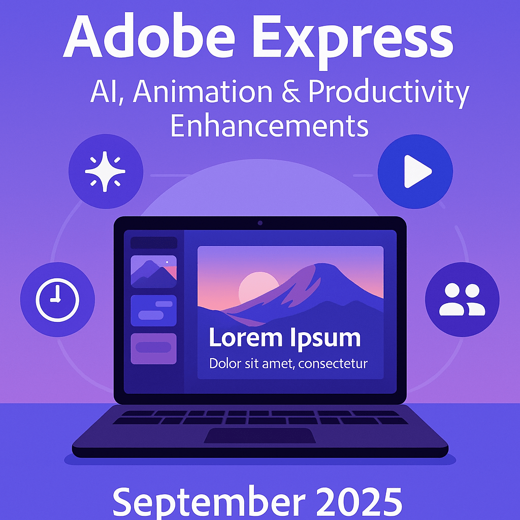 📰 Adobe Express in September 2025: AI, Animation & Productivity&nbsp;Enhancements